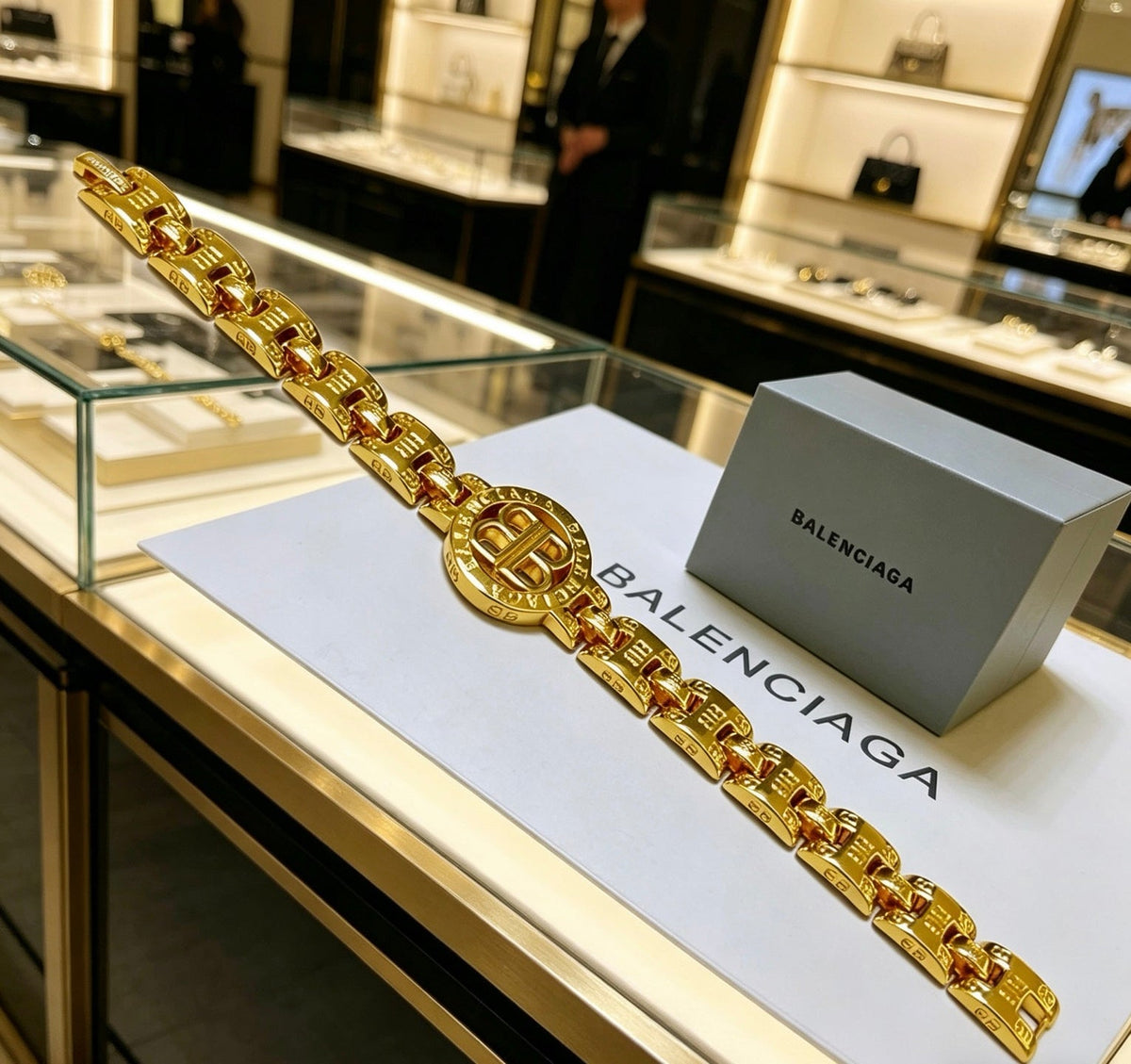 Martin Graham bracelet in polished metal-tone – main product view
