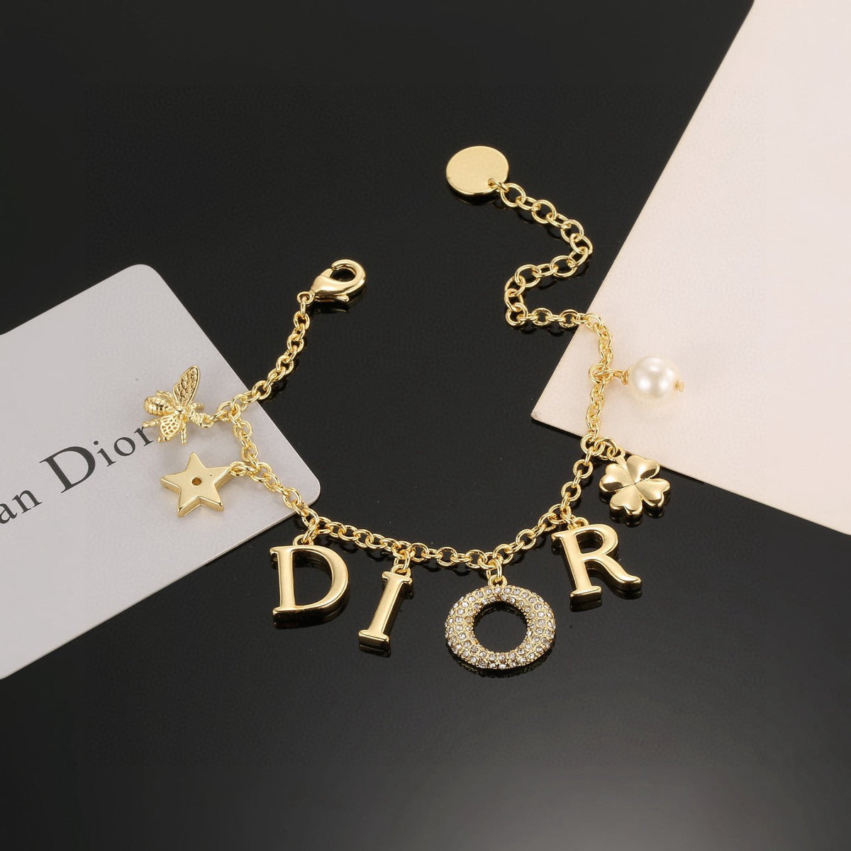 Martin Graham bracelet in polished metal-tone – main product view