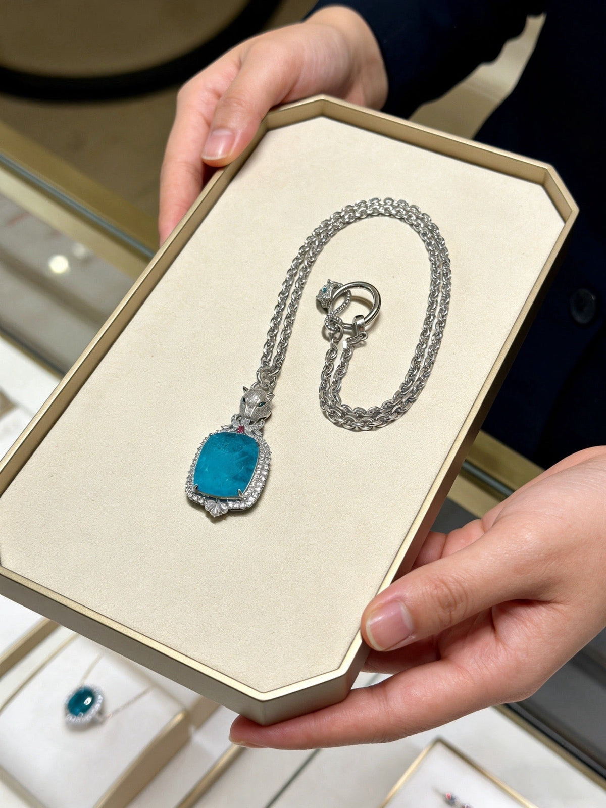 Martin Graham pendant necklace in polished metal-tone – main product view