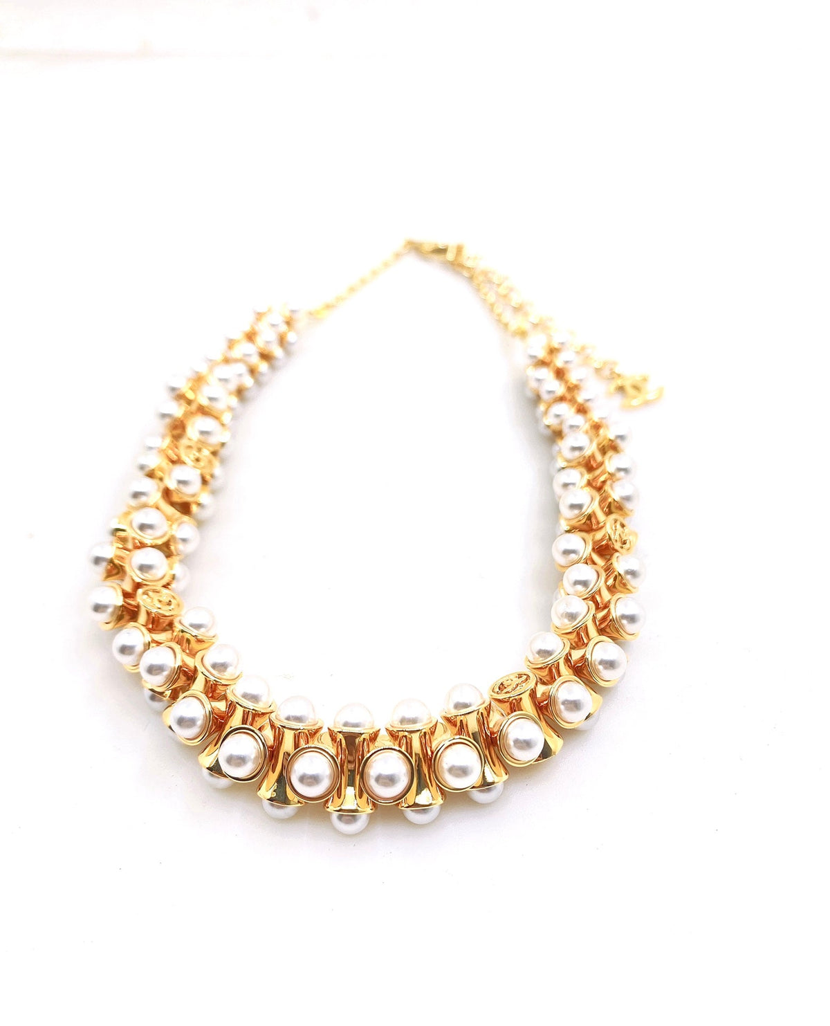Martin Graham pendant necklace in polished metal-tone – main product view
