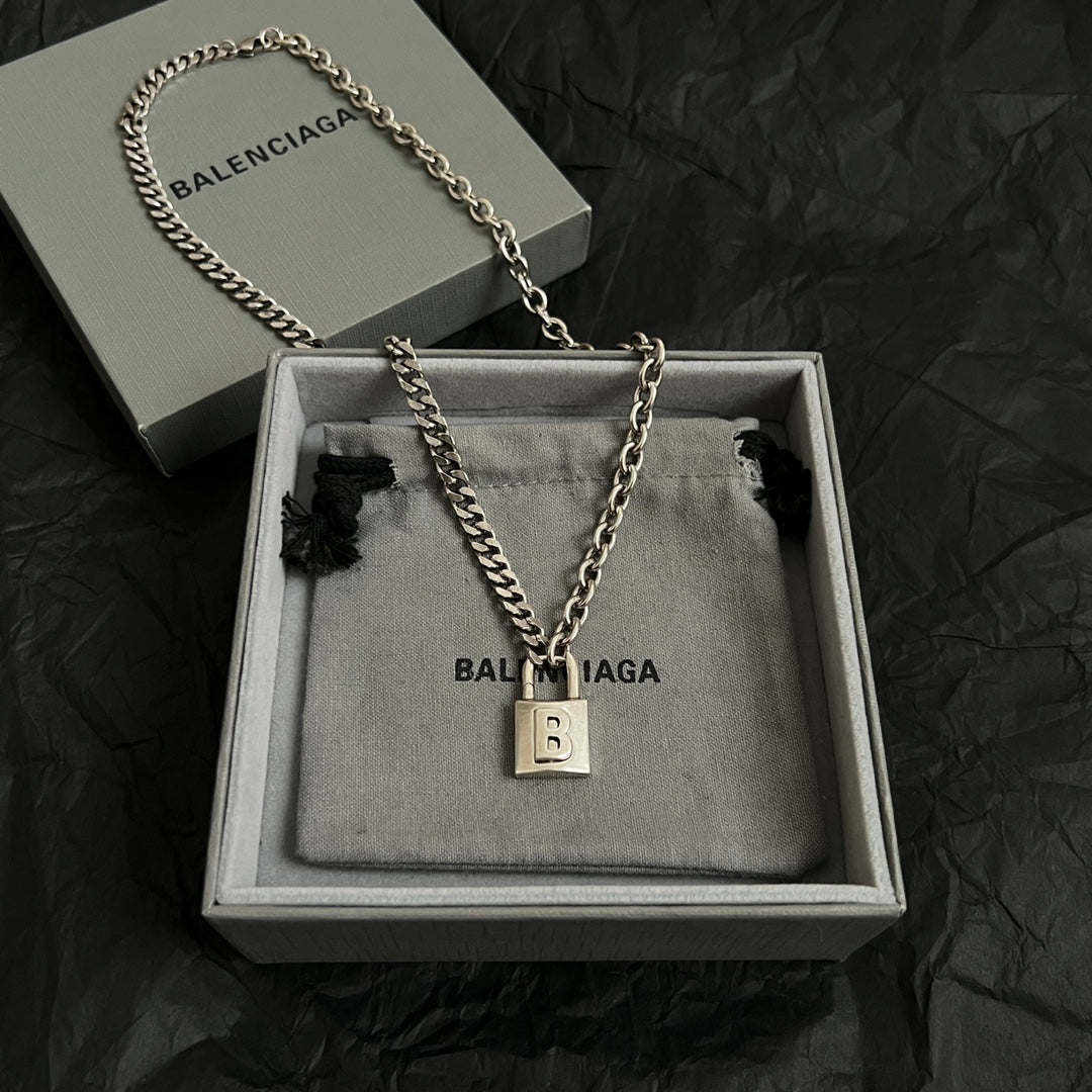 Martin Graham pendant necklace in polished metal-tone – main product view
