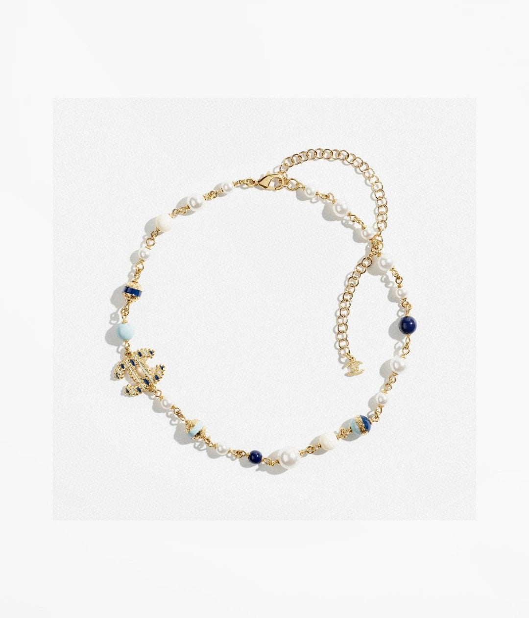 Martin Graham pendant necklace in polished metal-tone – main product view