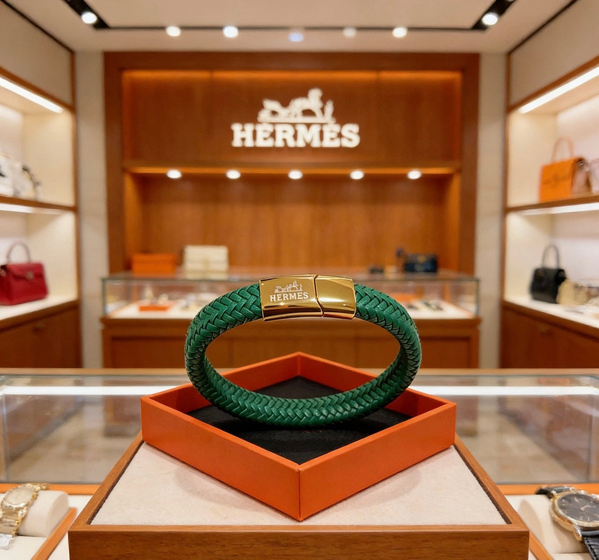 Martin Graham bangle in polished metal-tone – main product view