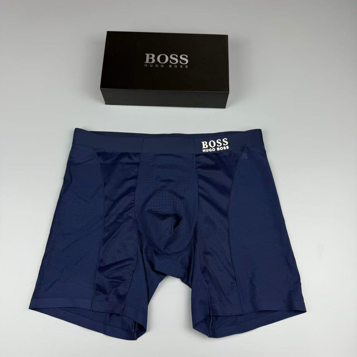 Boss Clean Logo Waistbands Men's Boxer Briefs - 3-Piece Box