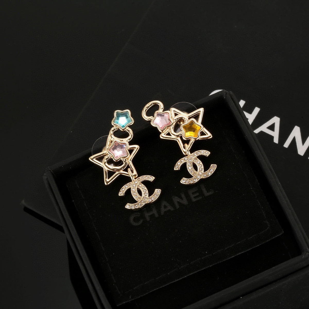 Martin Graham stud earrings in polished metal-tone – main product view