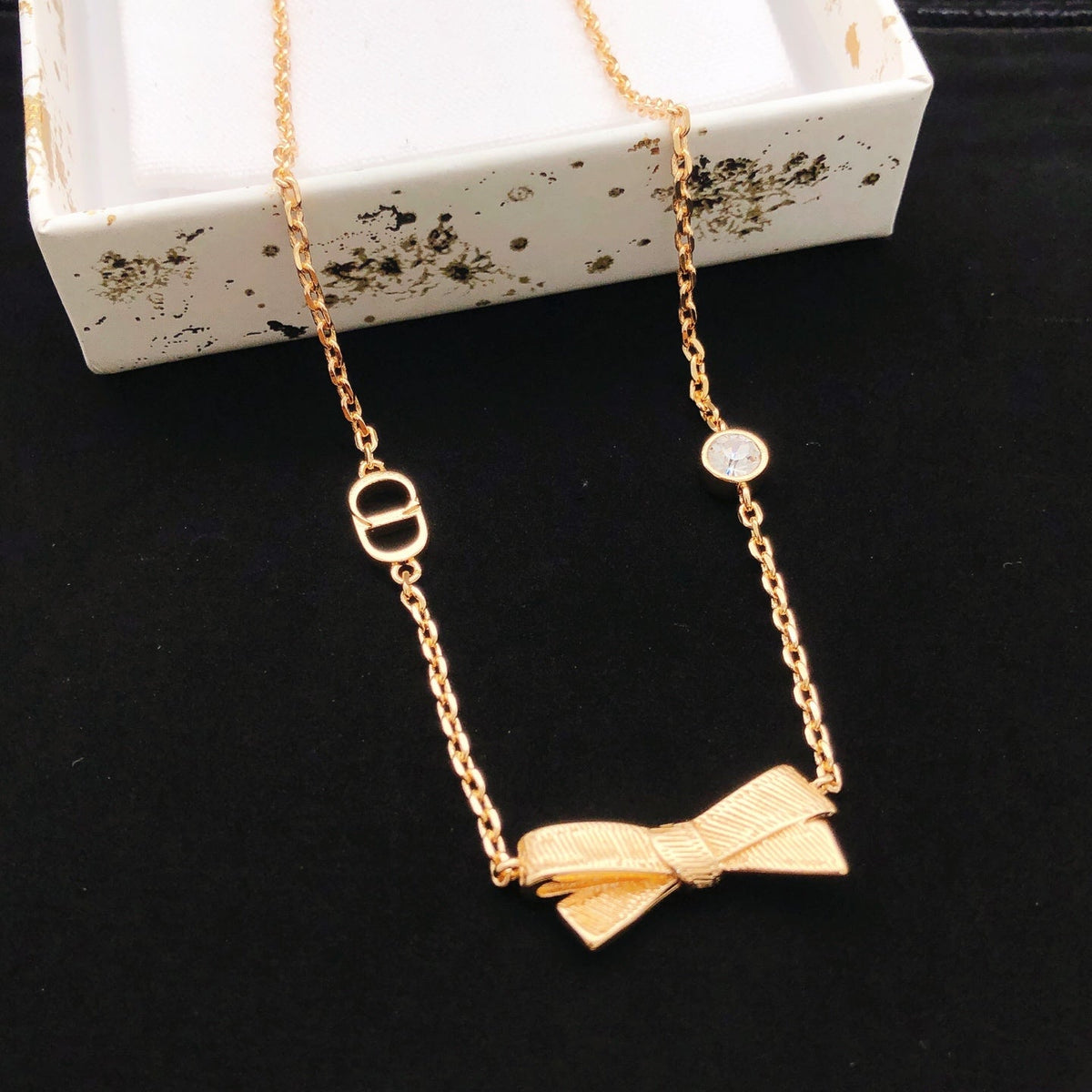 Martin Graham pendant necklace in polished metal-tone – main product view