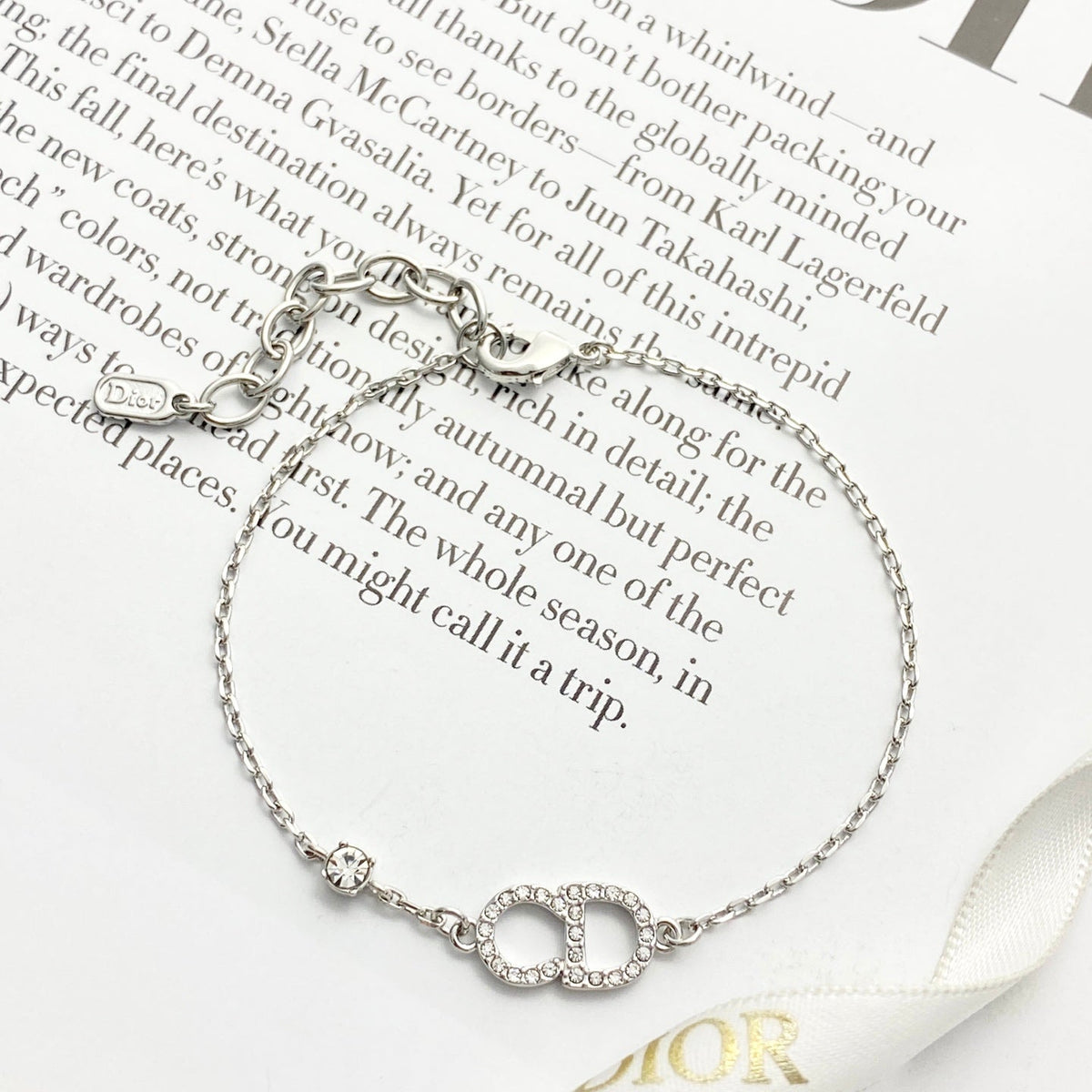Martin Graham bracelet in polished metal-tone – main product view