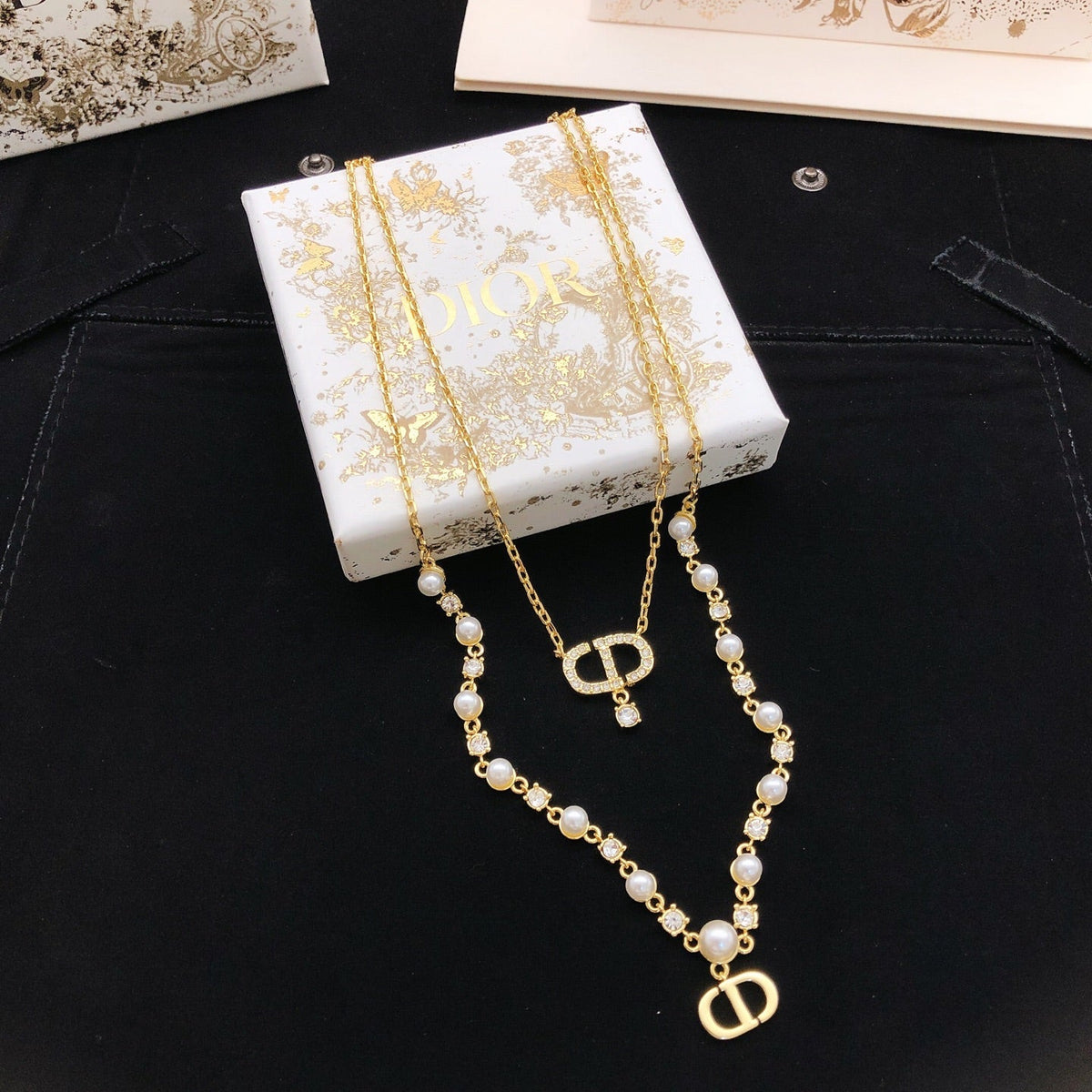 Martin Graham pendant necklace in polished metal-tone – main product view