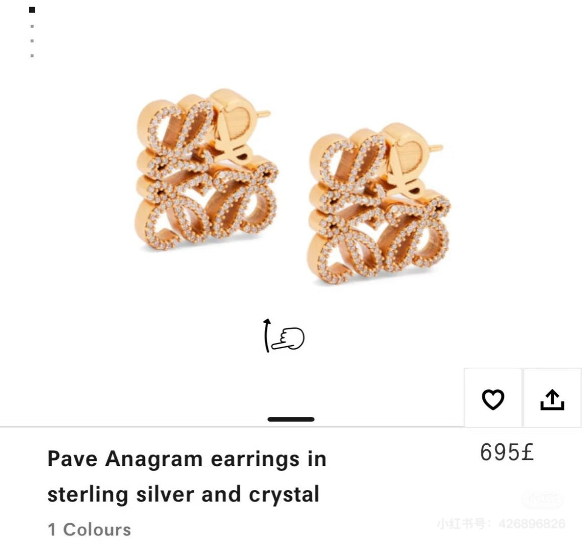 Martin Graham stud earrings in polished metal-tone – main product view