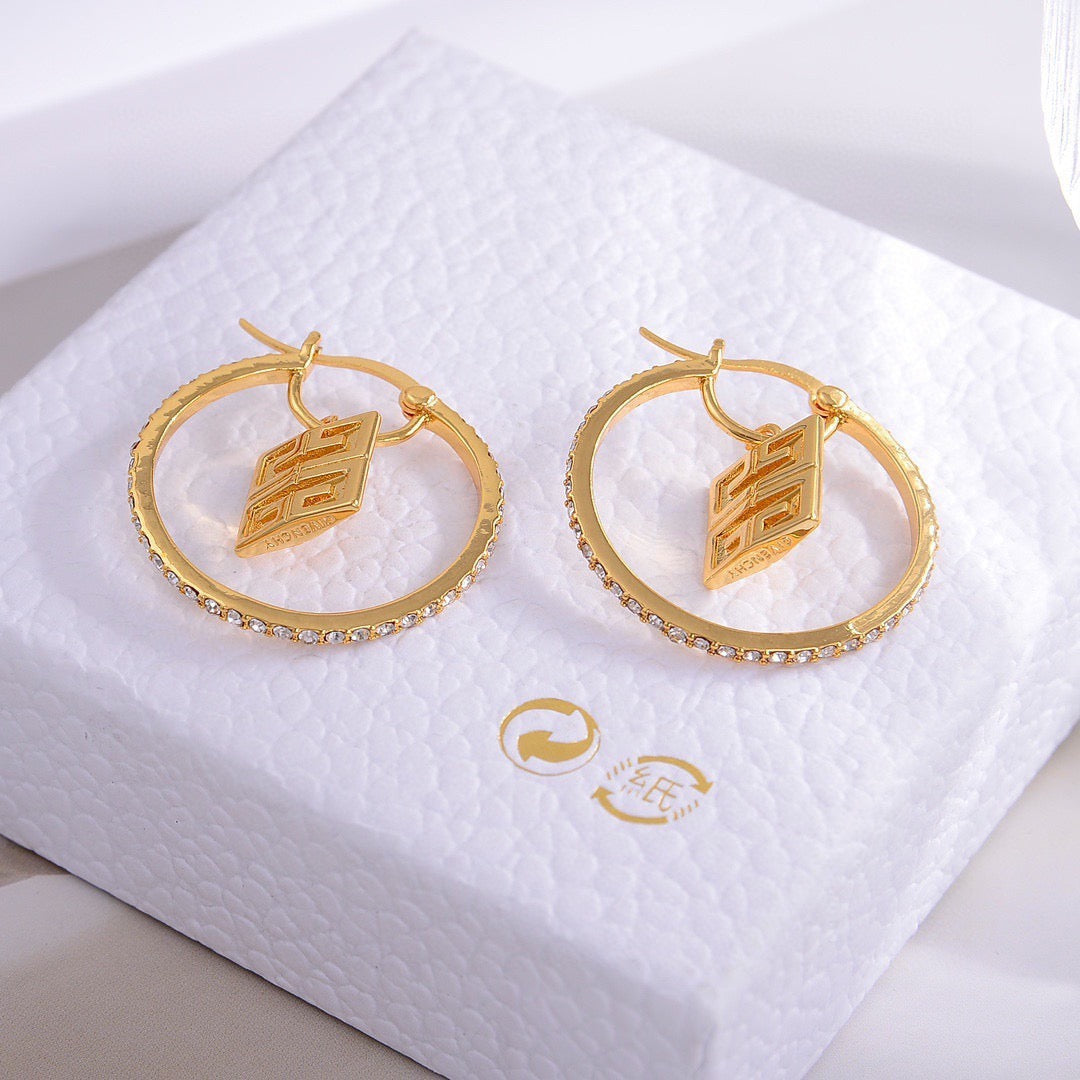 Martin Graham earrings in polished metal-tone – main product view