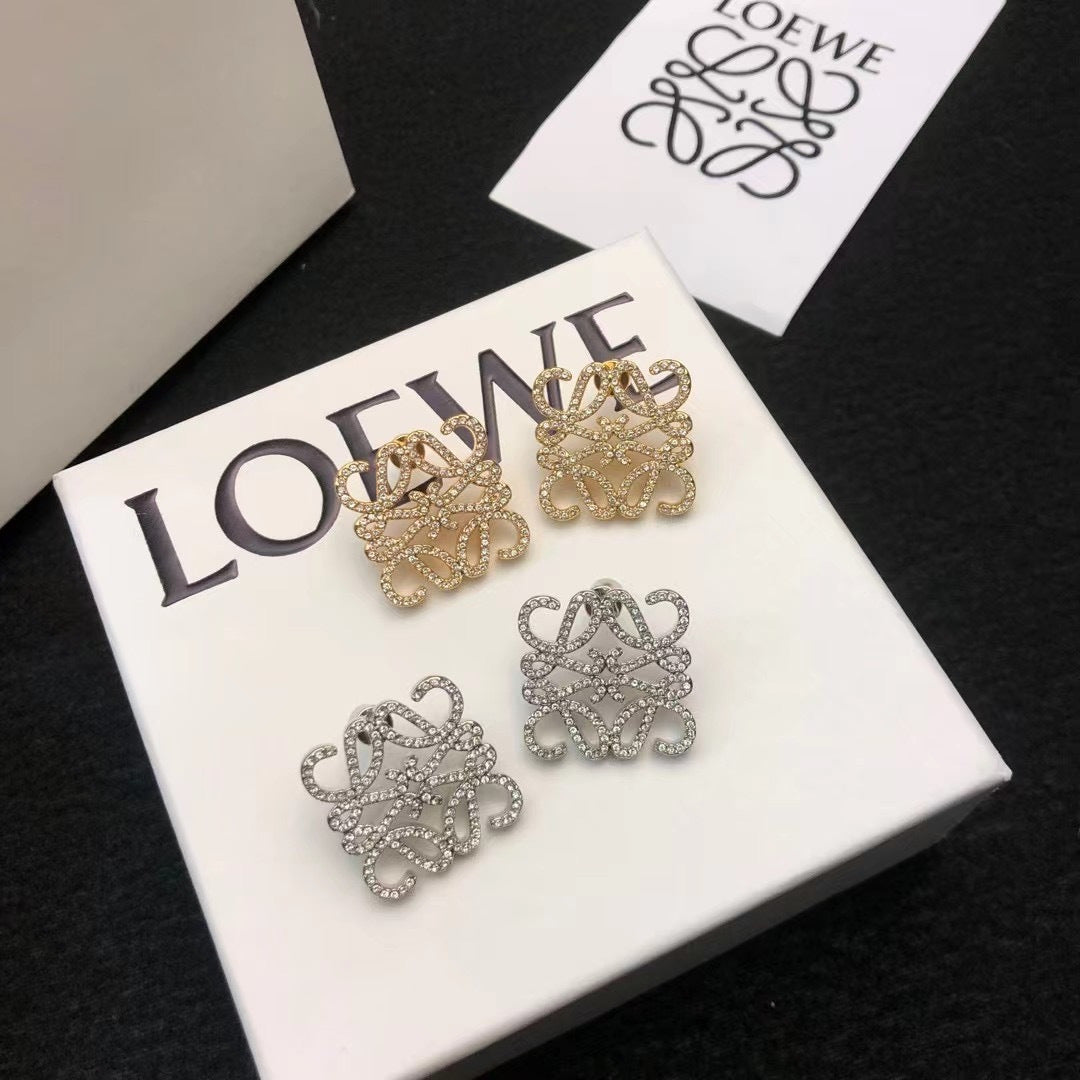 Martin Graham stud earrings in polished metal-tone – main product view