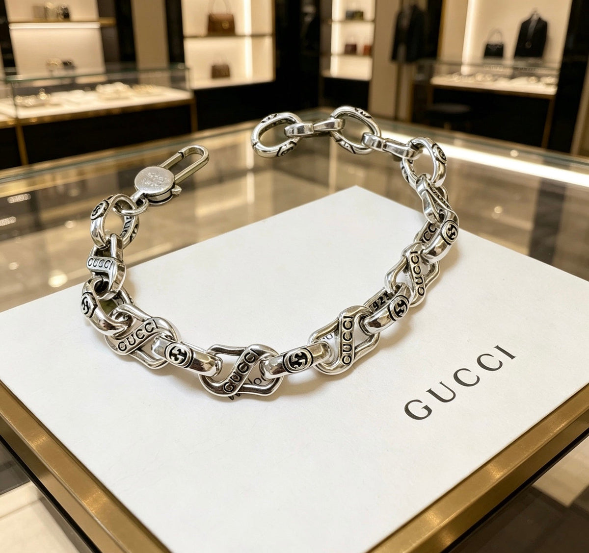 Martin Graham bracelet in polished metal-tone – main product view