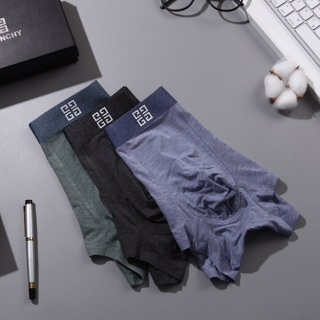 Givenchy 4G Logo Regenerated-Fiber Boxer Briefs - Box of 3