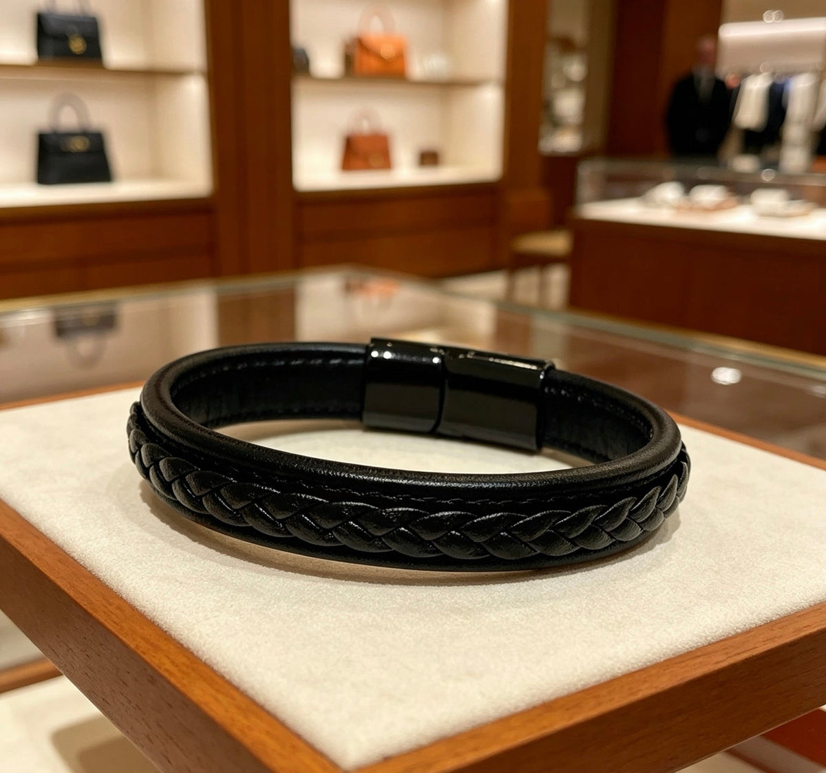 Martin Graham bangle in polished metal-tone – main product view