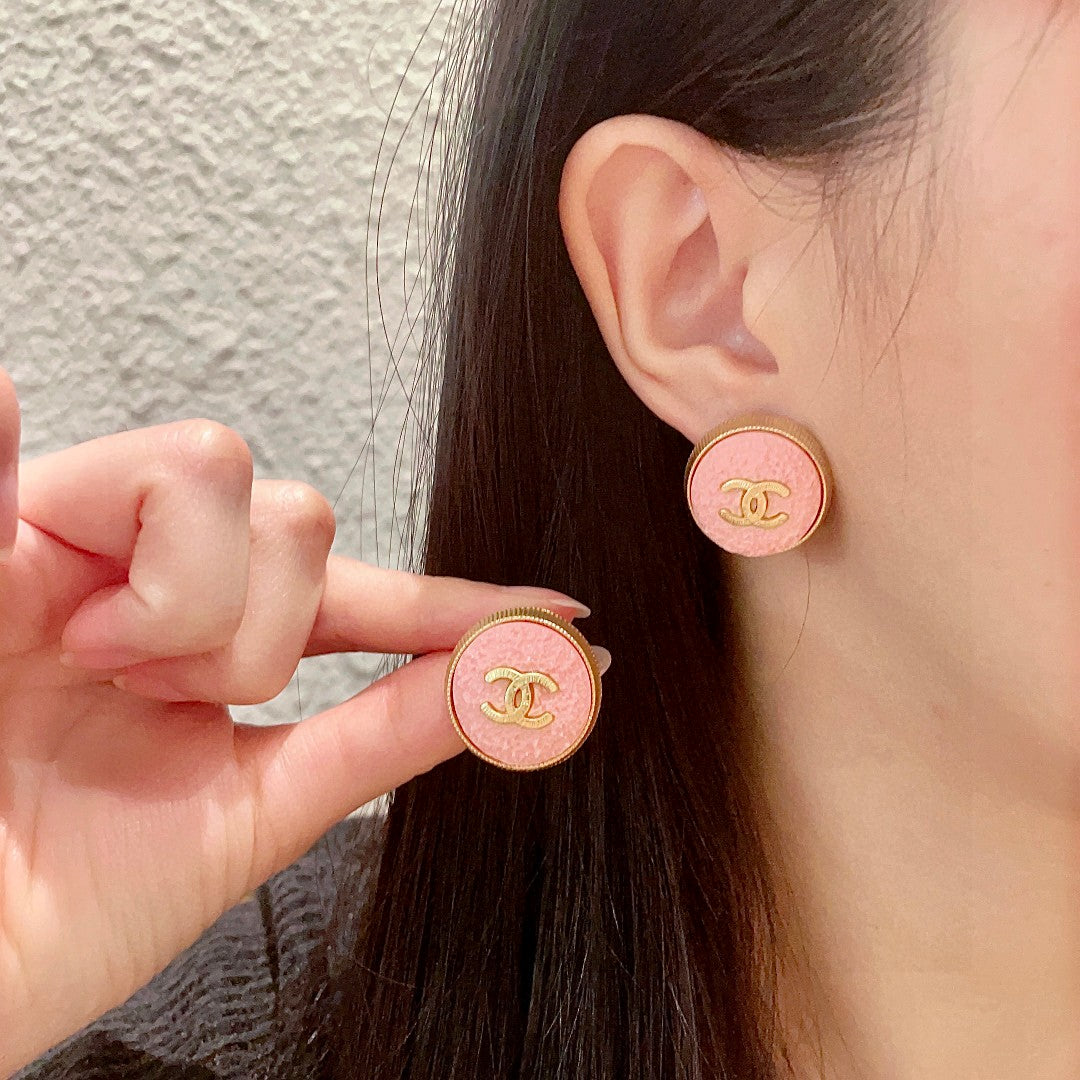 Martin Graham stud earrings in polished metal-tone – main product view