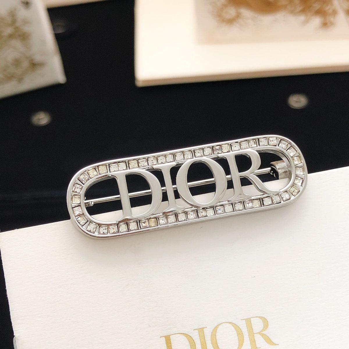 Martin Graham brooch in polished metal-tone – main product view