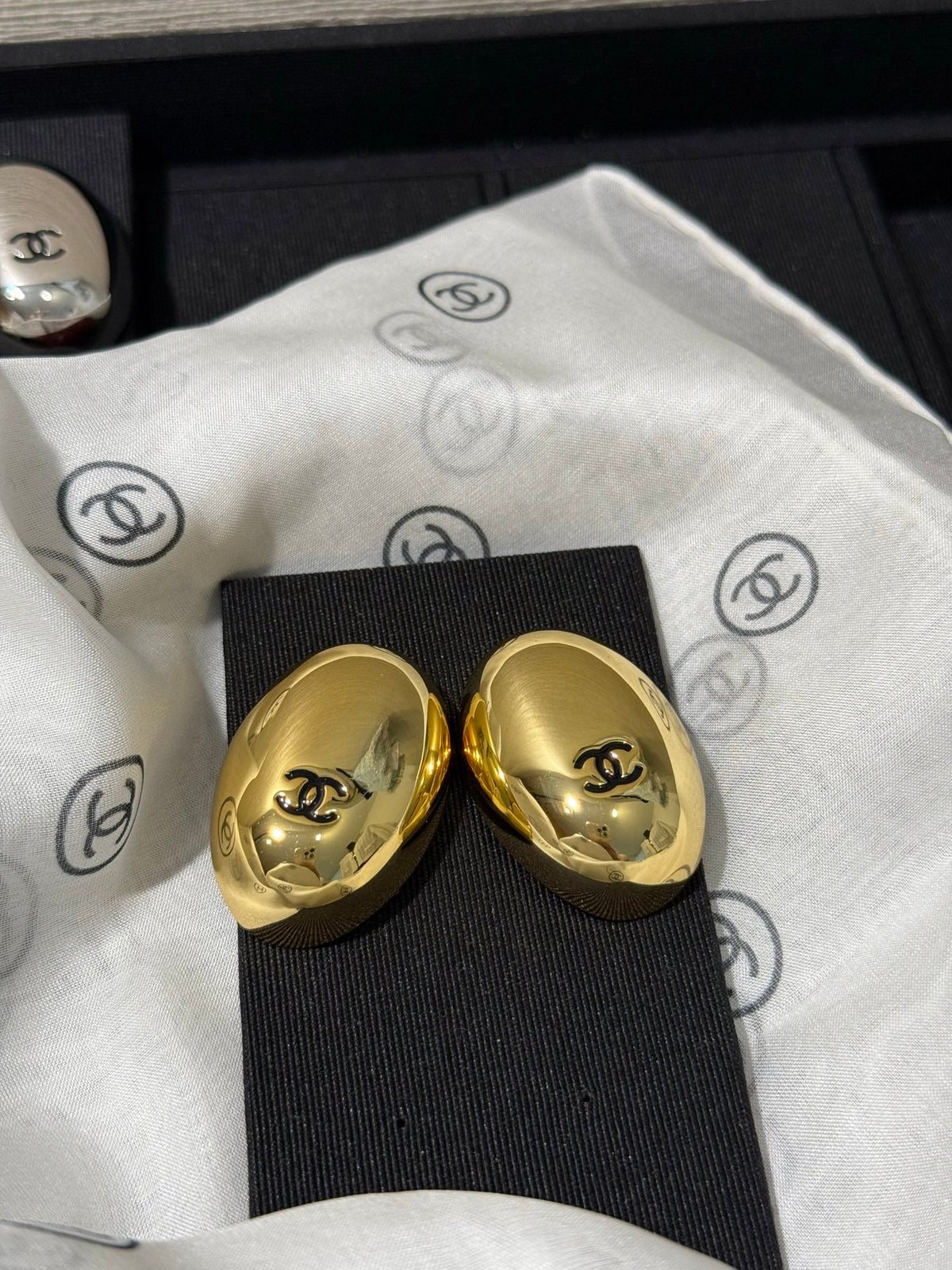 Martin Graham earrings in polished metal-tone – main product view