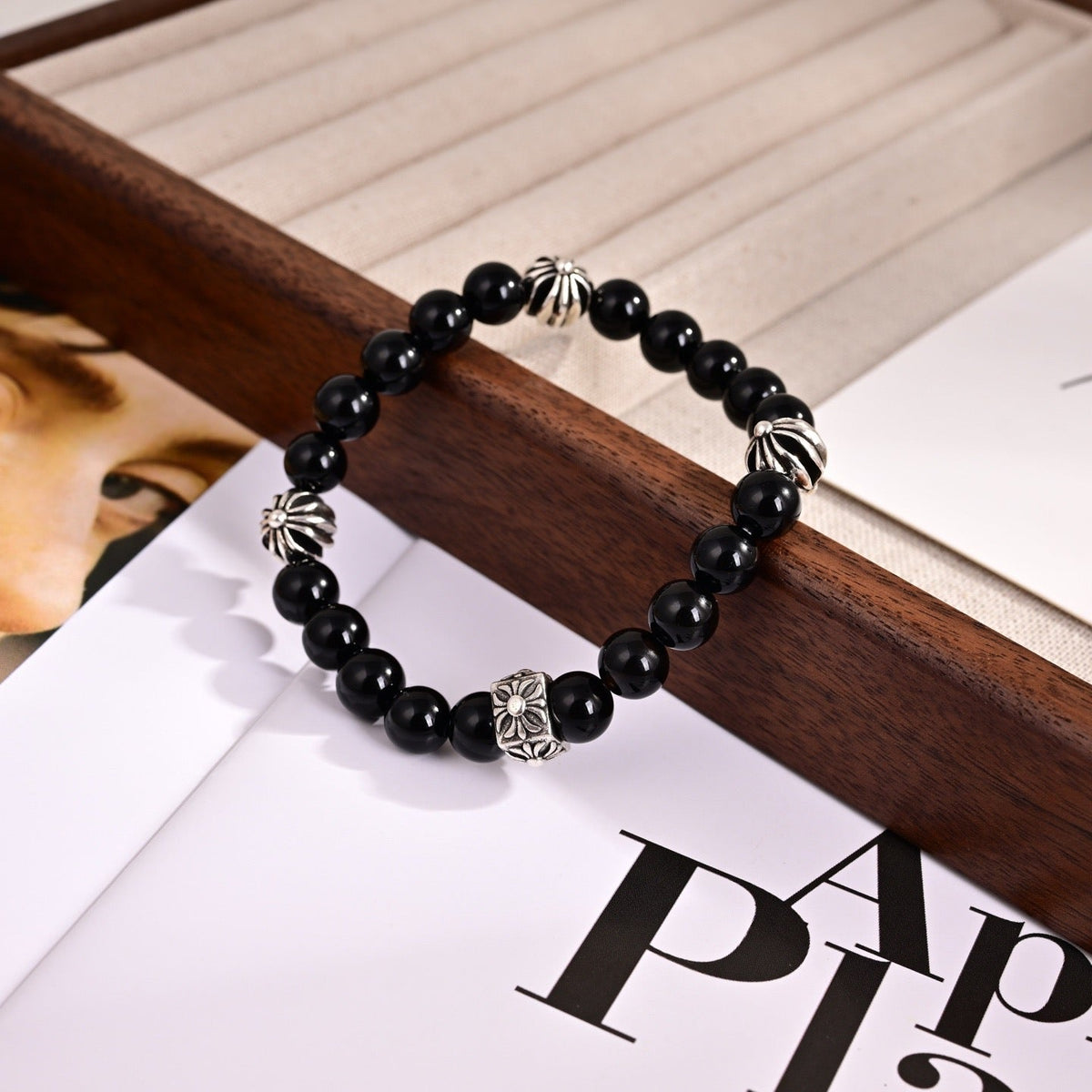 Martin Graham bracelet in polished metal-tone – main product view