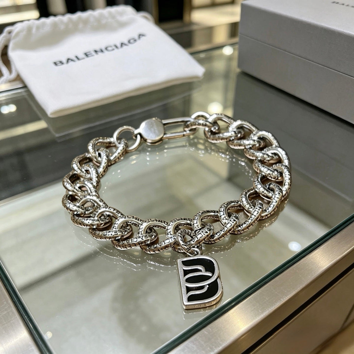 Martin Graham bracelet in polished metal-tone – main product view