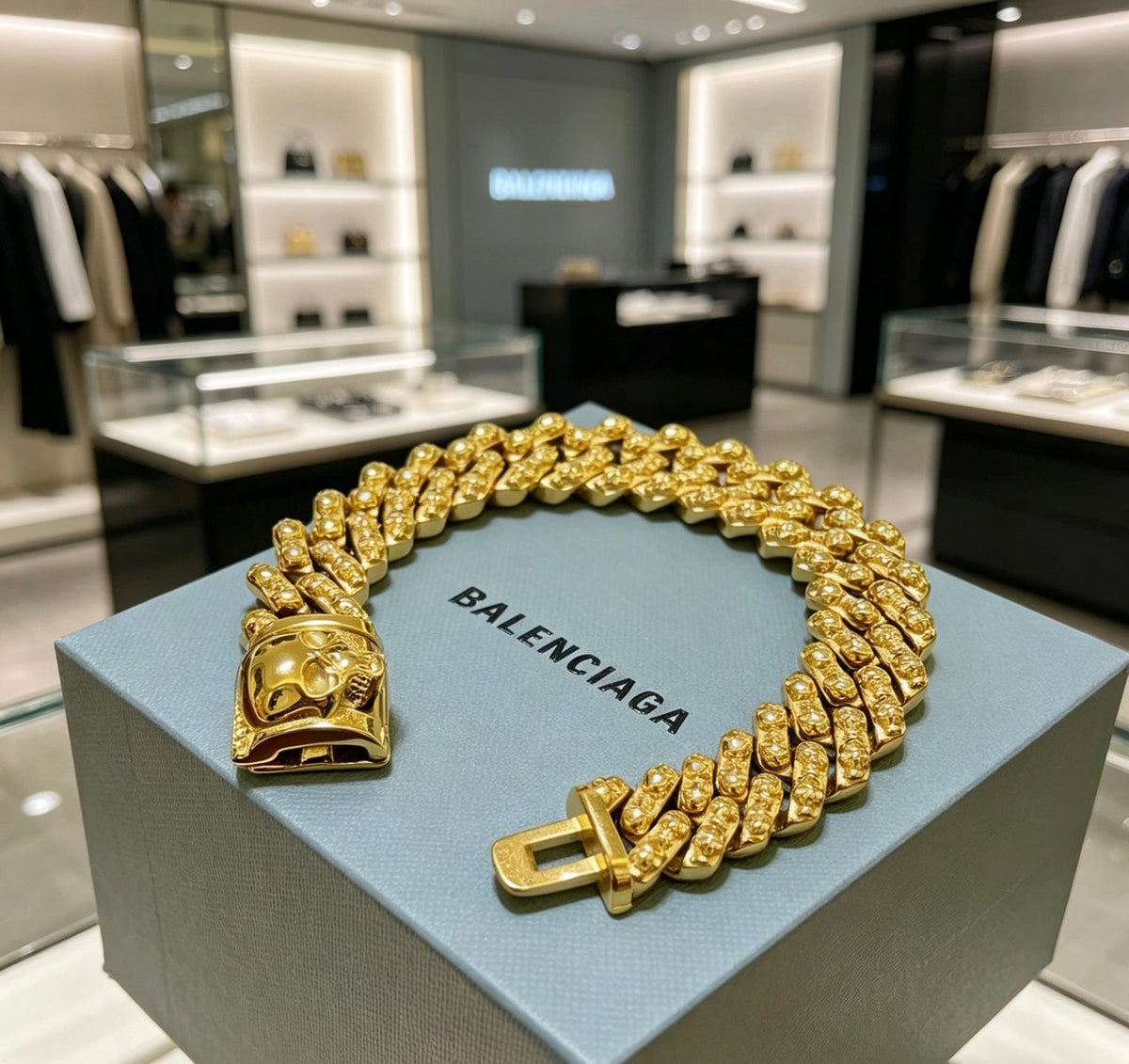 Martin Graham bracelet in polished metal-tone – main product view