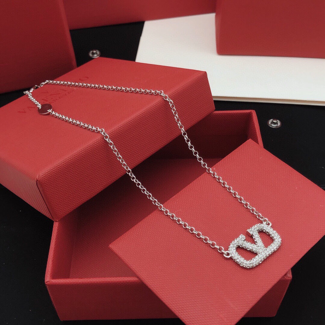 Martin Graham pendant necklace in polished metal-tone – main product view