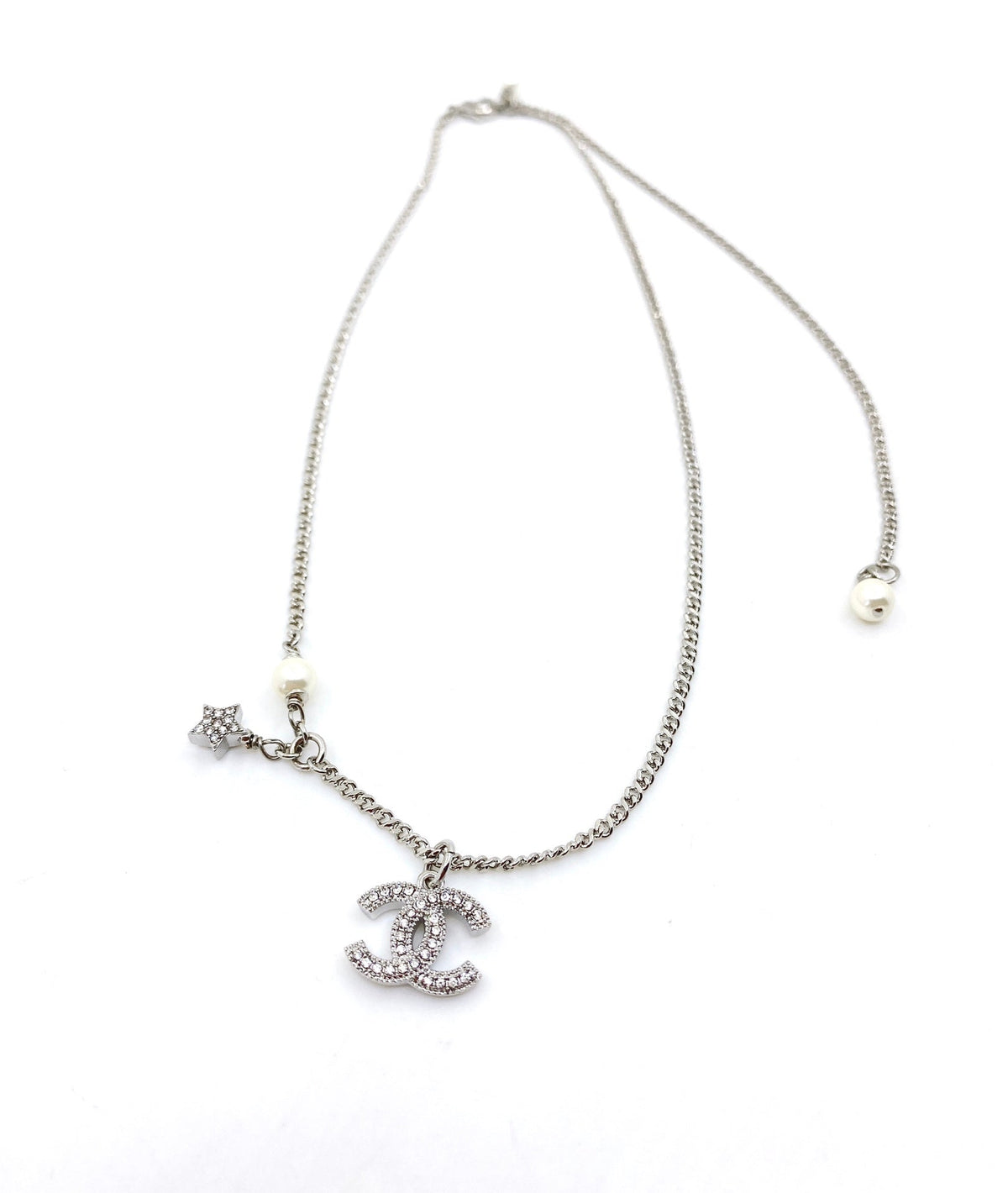 Martin Graham pendant necklace in polished metal-tone – main product view