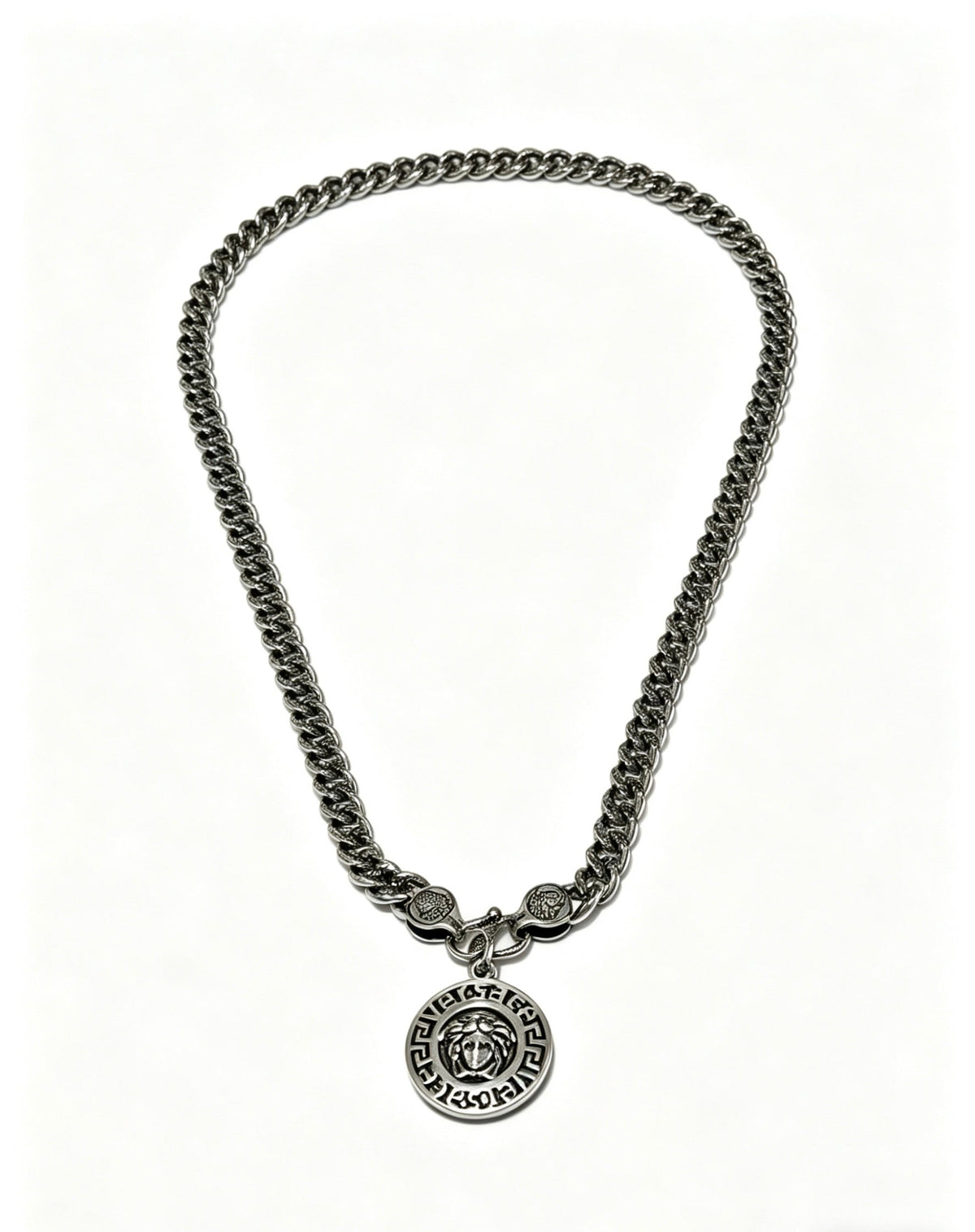 Martin Graham pendant necklace in polished metal-tone – main product view