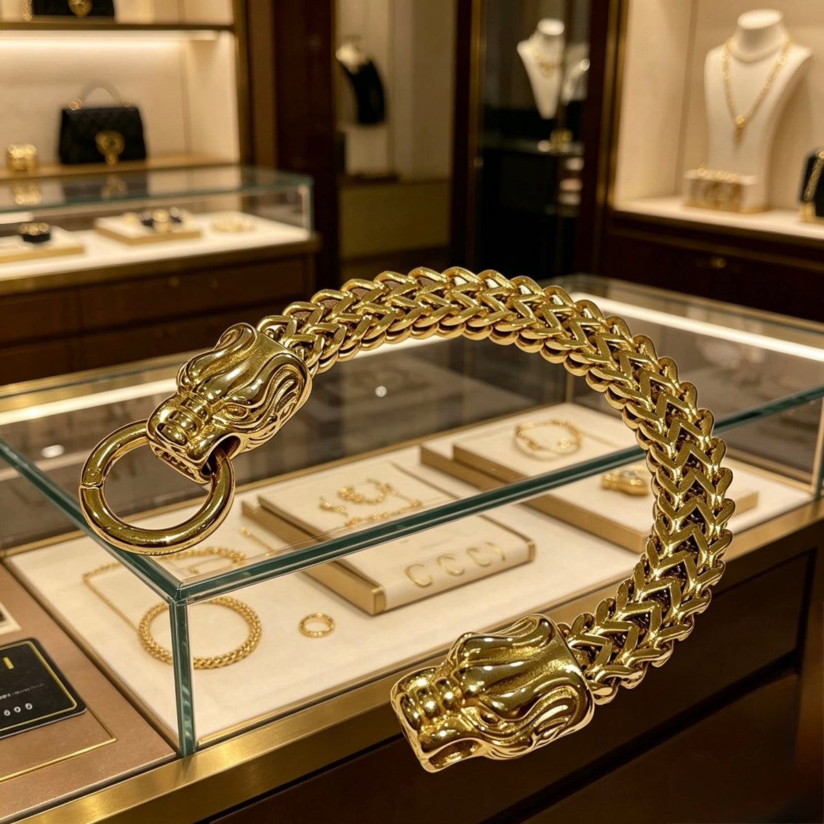 Martin Graham bracelet in polished metal-tone – main product view