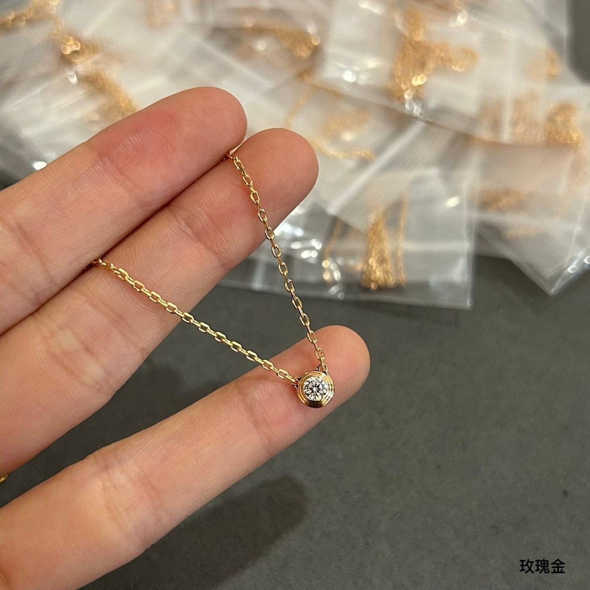 Martin Graham pendant necklace in polished metal-tone – main product view