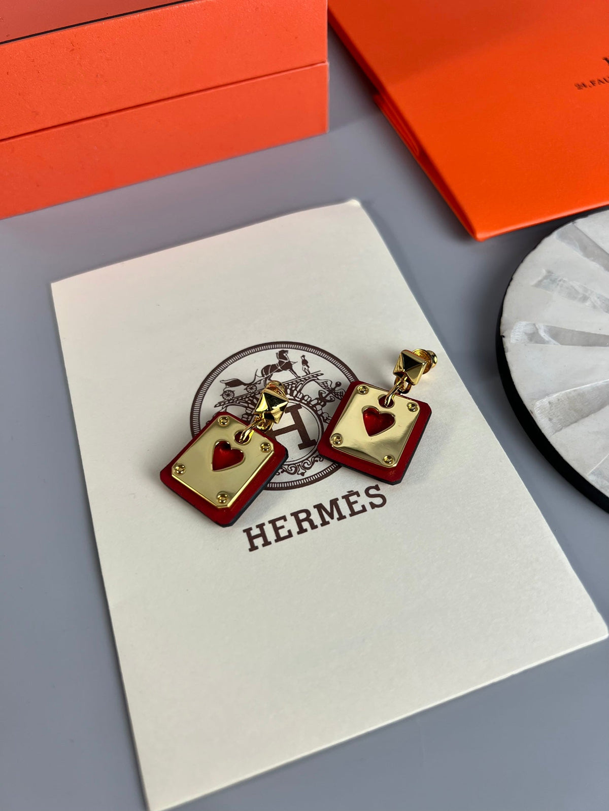 Martin Graham earrings in polished metal-tone – main product view