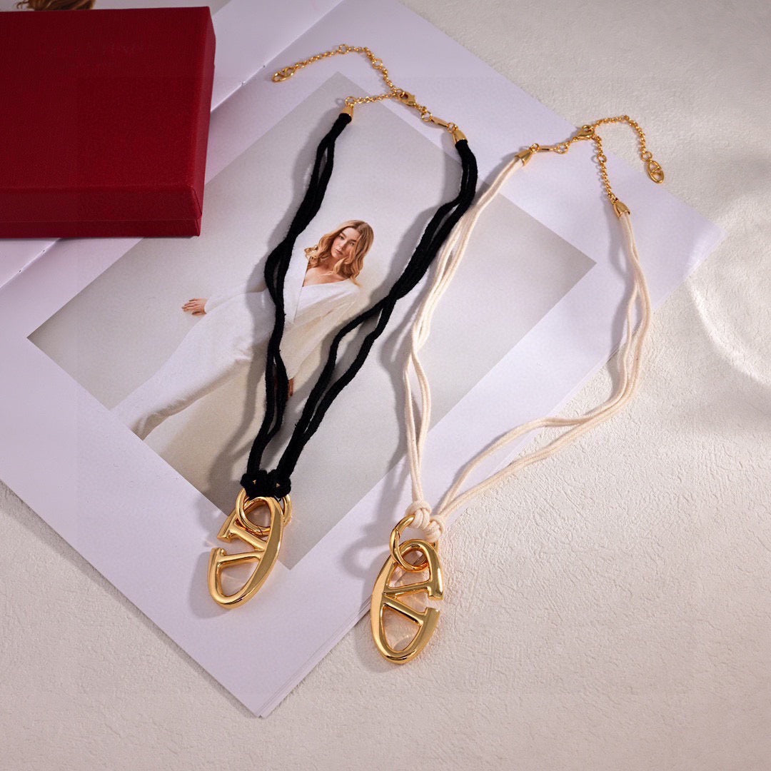 Martin Graham pendant necklace in polished metal-tone – main product view