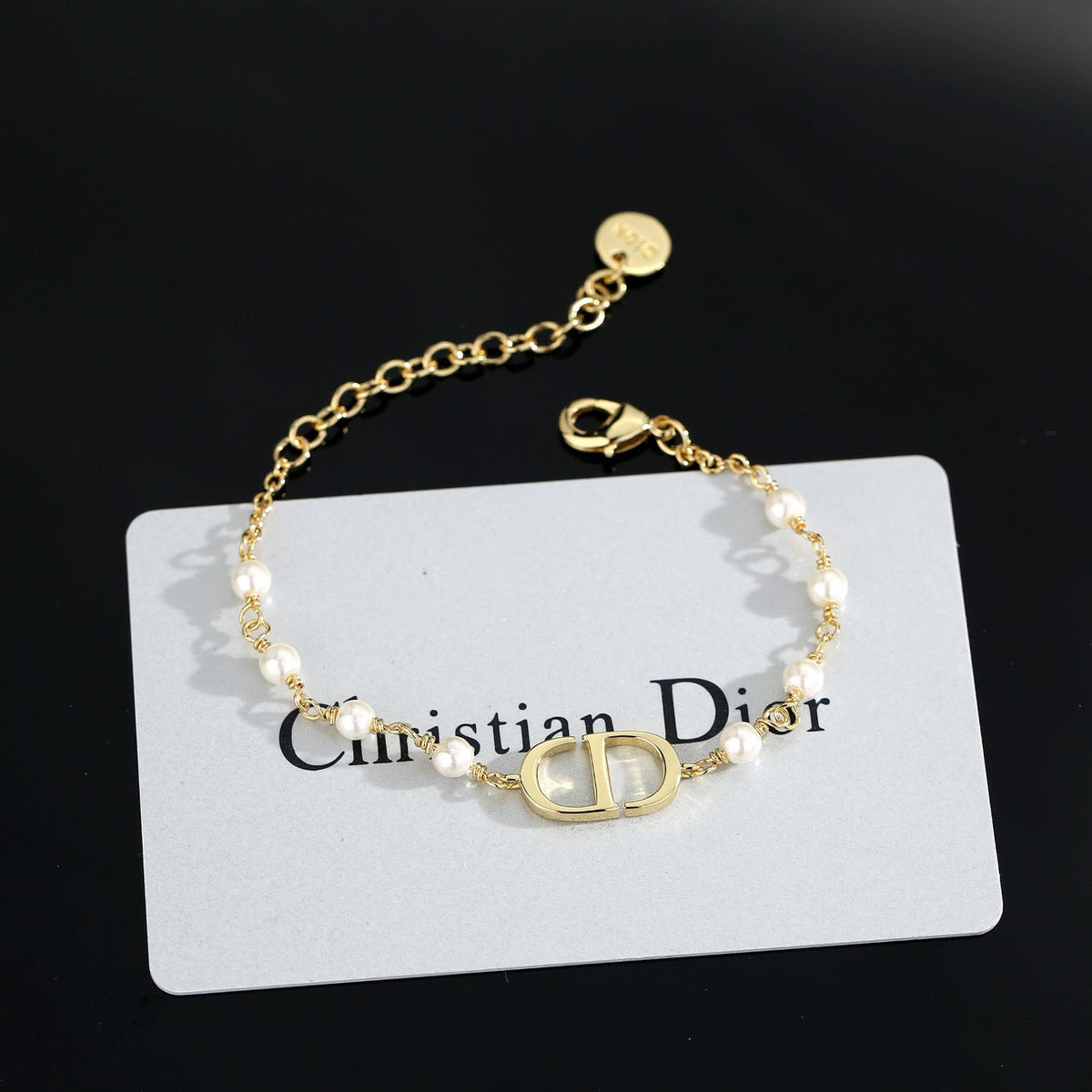 Martin Graham bracelet in polished metal-tone – main product view