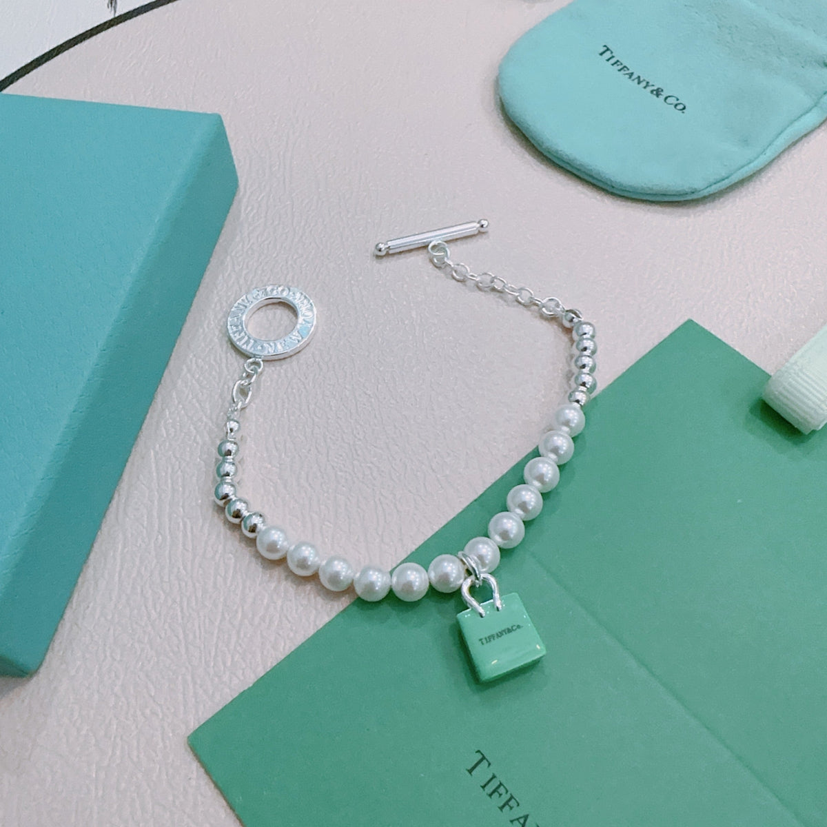 Martin Graham bracelet in polished metal-tone – main product view