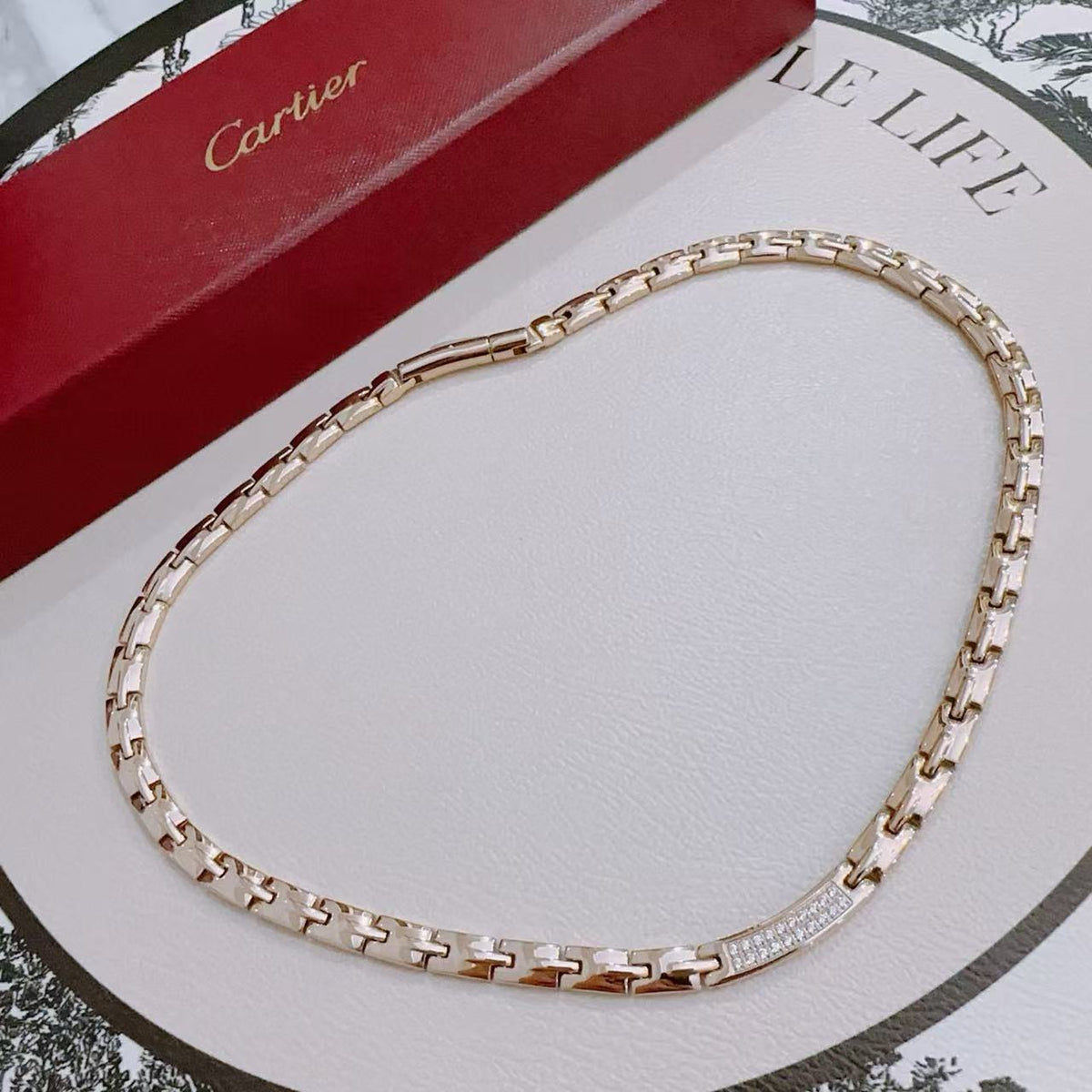 Martin Graham pendant necklace in polished metal-tone – main product view
