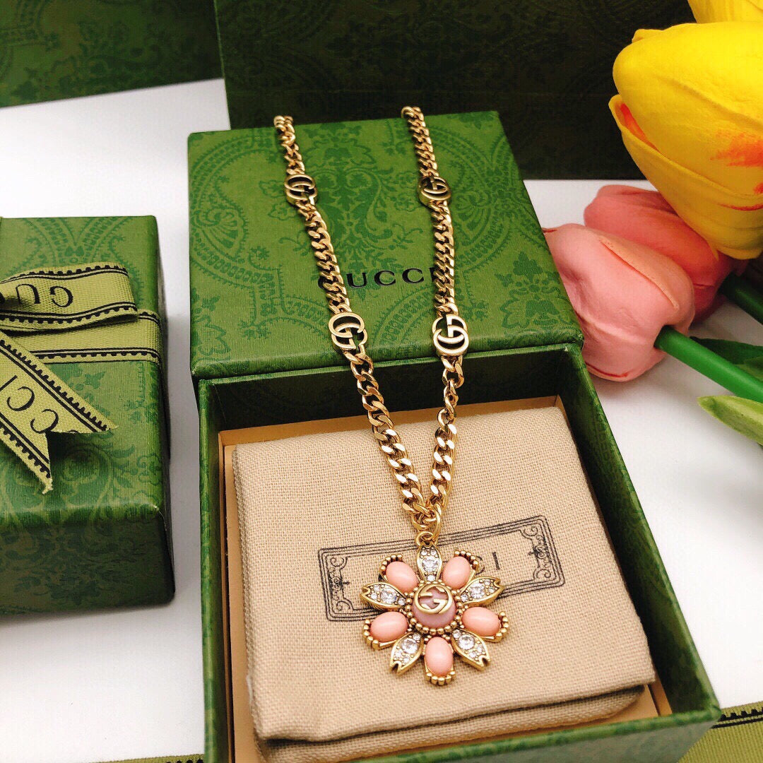 Martin Graham pendant necklace in polished metal-tone – main product view