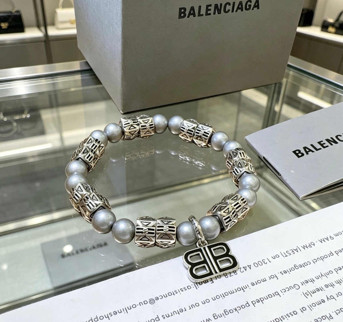 Martin Graham bracelet in polished metal-tone – main product view