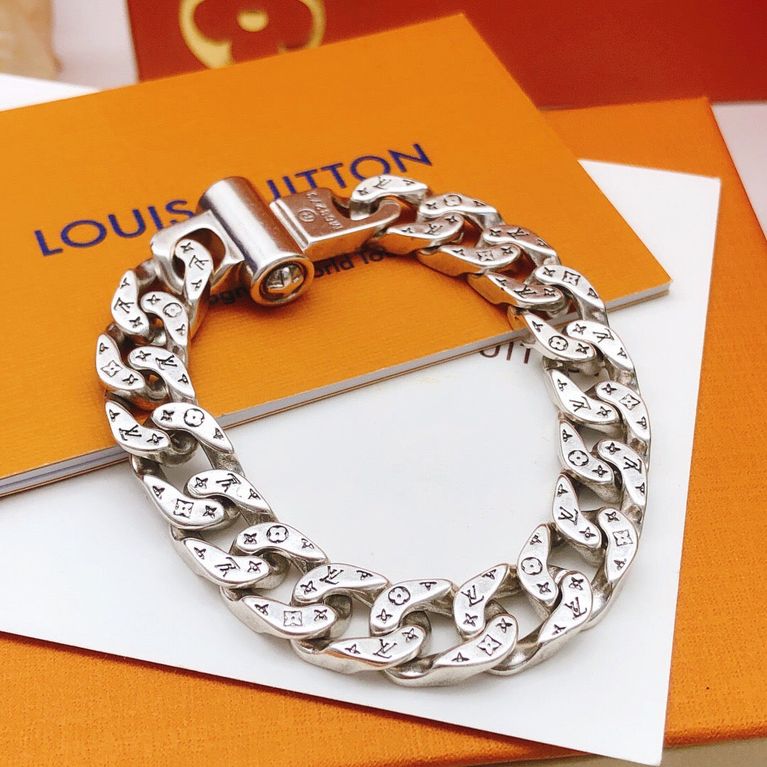 Martin Graham bracelet in polished metal-tone – main product view