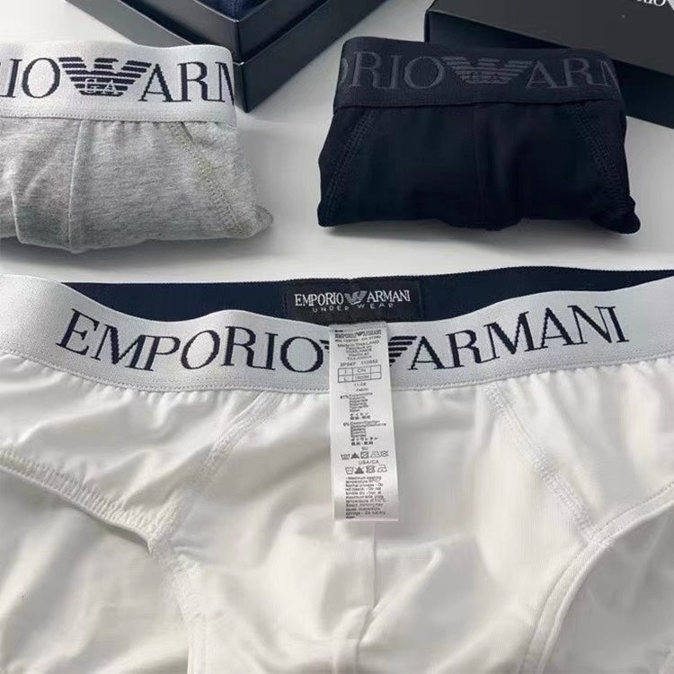 Emporio Armani Classic Men's Briefs - 3-Piece Box