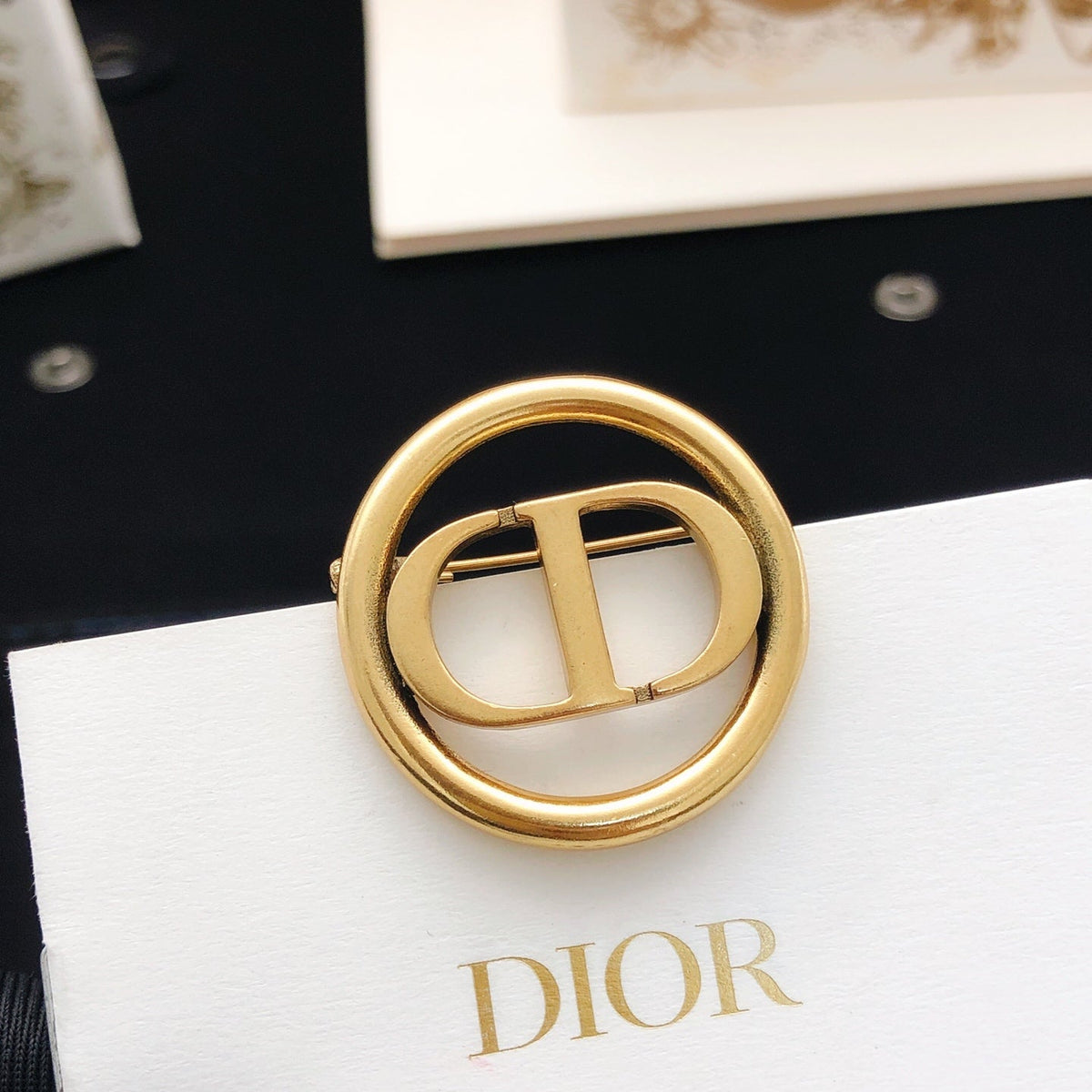Martin Graham brooch in polished metal-tone – main product view