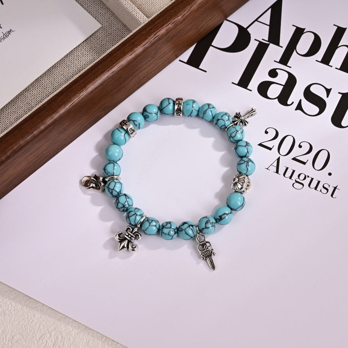 Martin Graham bracelet in polished metal-tone – main product view