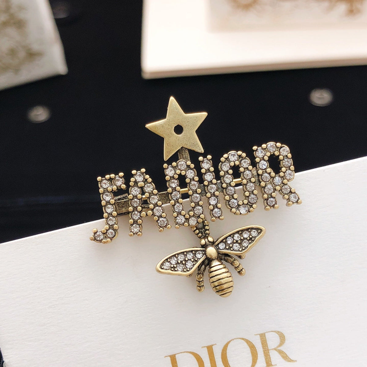 Martin Graham brooch in polished metal-tone – main product view