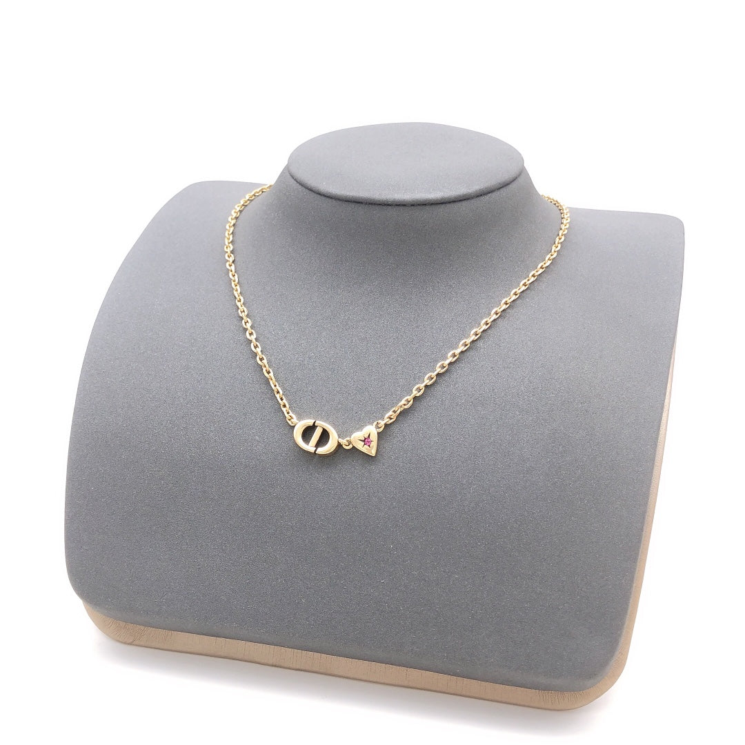 Martin Graham pendant necklace in polished metal-tone – main product view