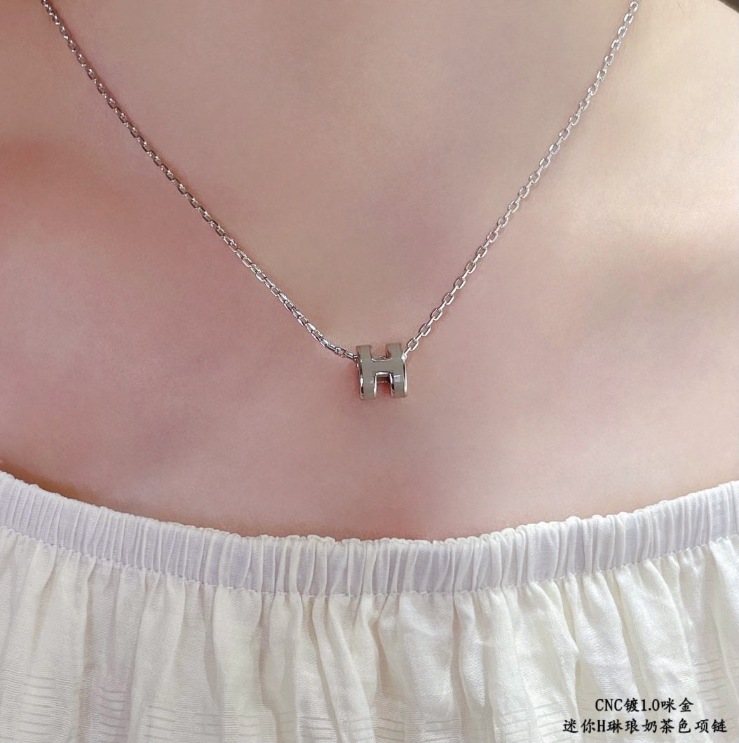 Martin Graham pendant necklace in polished metal-tone – main product view