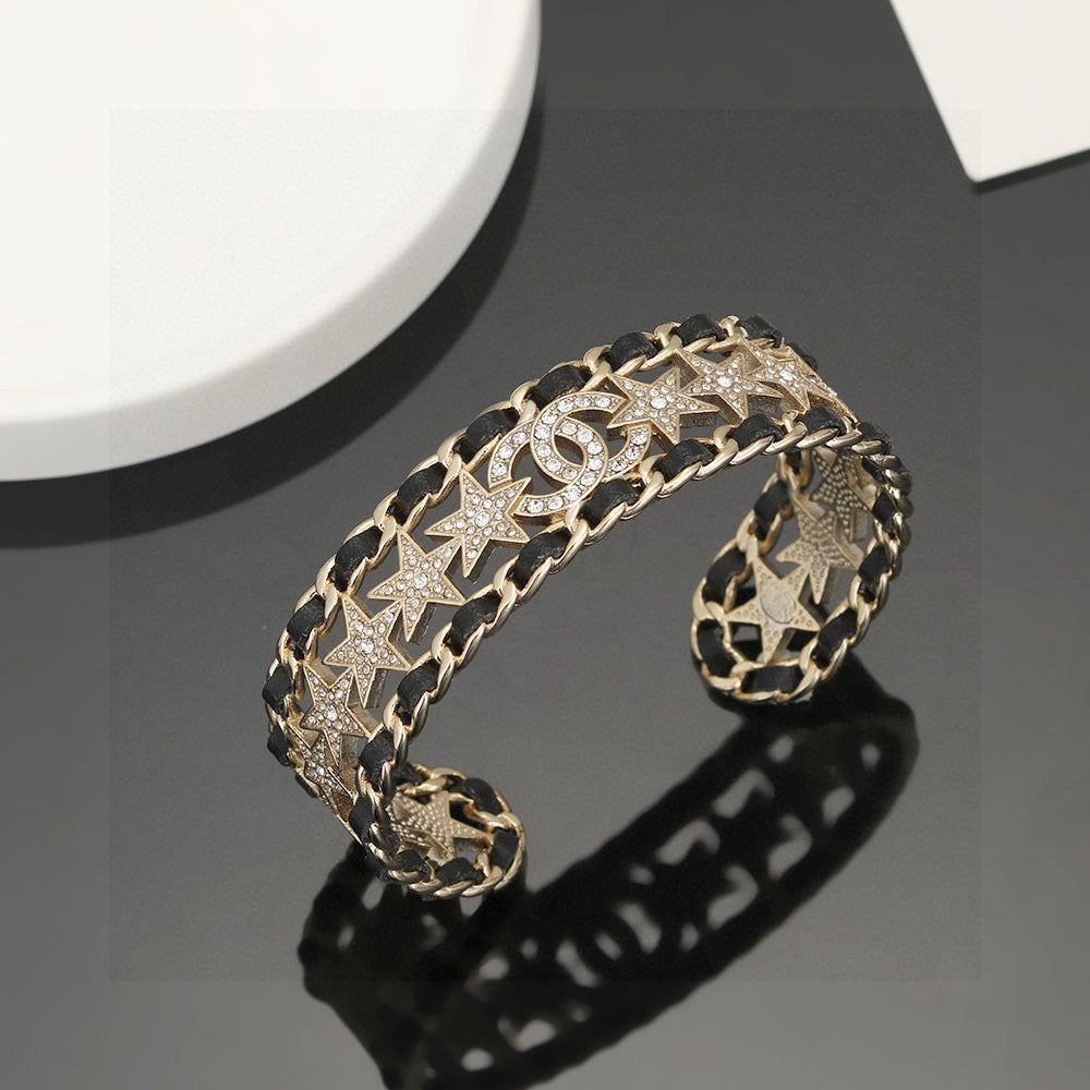 Martin Graham bangle in polished metal-tone – main product view