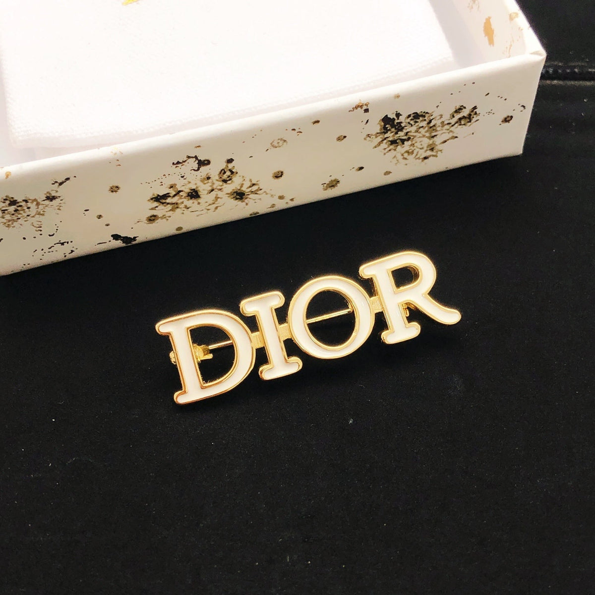 Martin Graham brooch in polished metal-tone – main product view