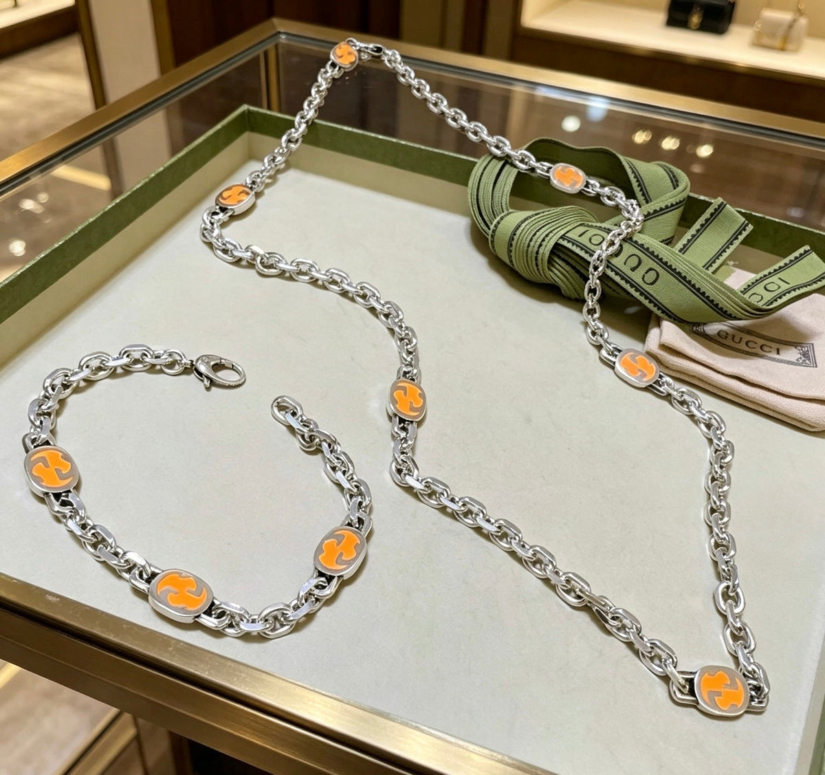 Martin Graham bracelet in polished metal-tone – main product view