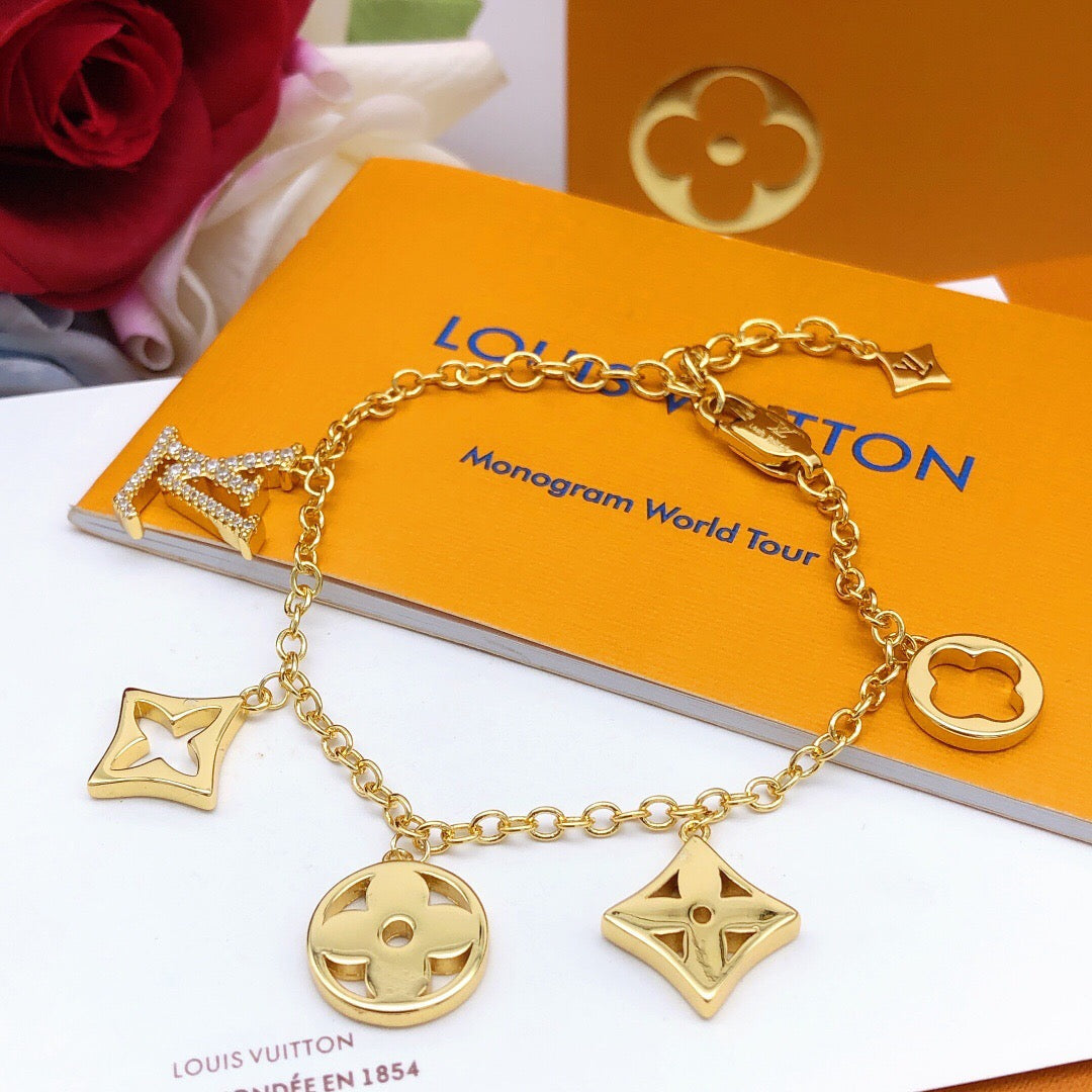Martin Graham bracelet in polished metal-tone – main product view