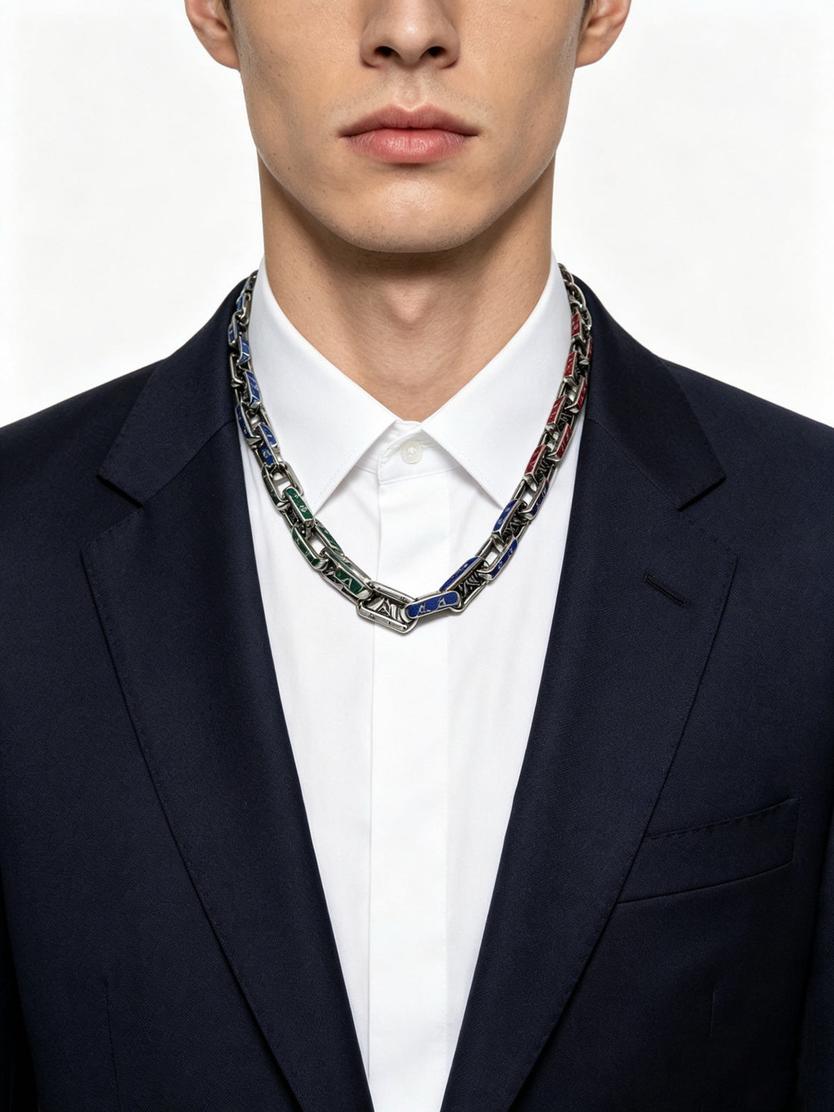 Martin Graham pendant necklace in polished metal-tone – main product view