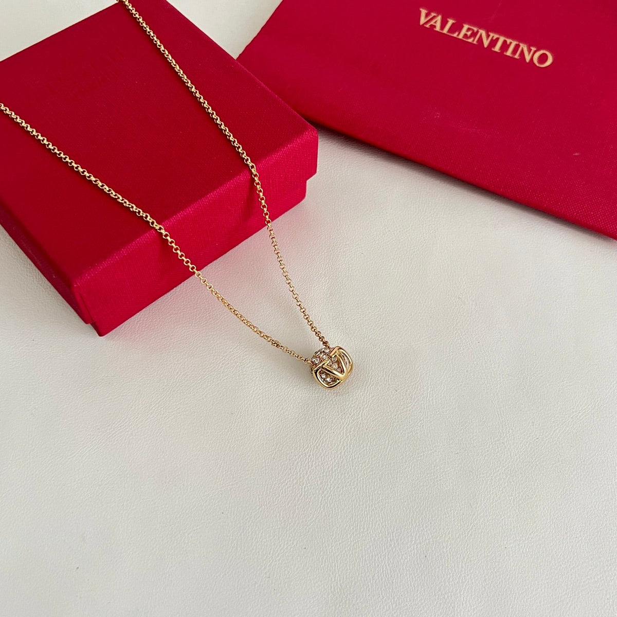 Martin Graham pendant necklace in polished metal-tone – main product view