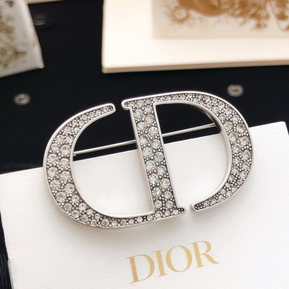 Martin Graham brooch in polished metal-tone – main product view